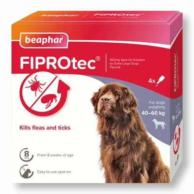 beaphar FIPROtec® Flea & Tick Spot-on For Dogs - XL (>40kg)