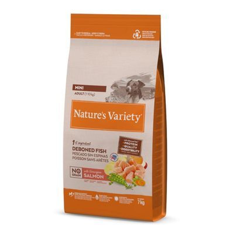 Nature's Variety Original No Grain Mini Adult Zalm Hondenvoer