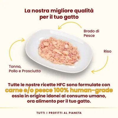 Almo Nature HFC Natural Light 4 x 50 g Alimento umido per gatti