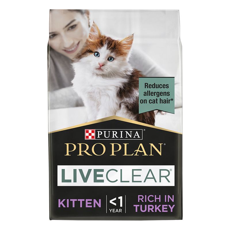 PURINA PRO PLAN LiveClear Kitten pavo