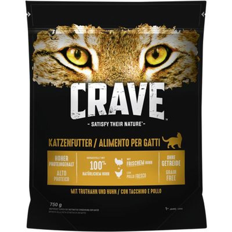 Crave Kat Droogvoer Adult met Kalkoen en Kip Kattenvoer