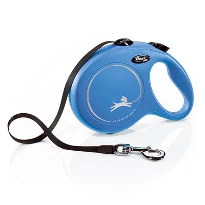 flexi New Classic Gurt-Leine L blau, 8 m, <50 kg