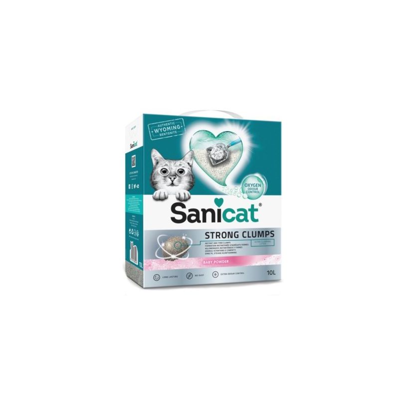 Sanicat Strong Clumps Klonterende Kattenbakvulling
