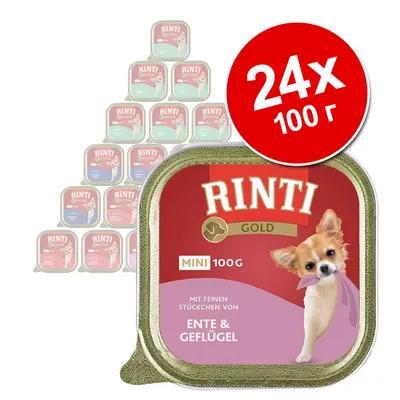 Икономична опаковка: RINTI Gold Mini 24 x 100 г