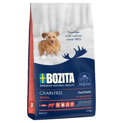 Bozita Grain Free Zalm & Rund voor kleine honden