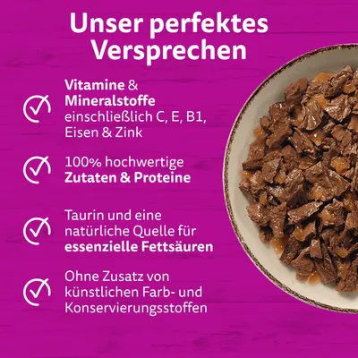 Jumbopack Whiskas 1+ Marmiton 96 x 85 g pour chat