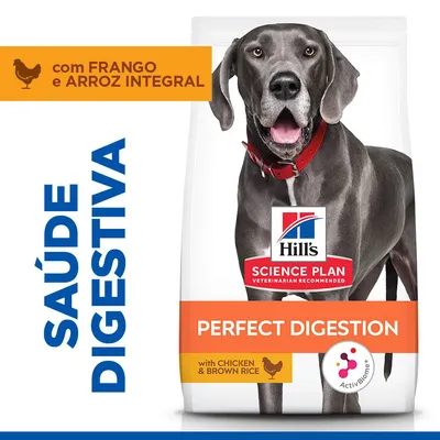 Hill's Science Plan Perfect Digestion Adult Large com frango e arroz