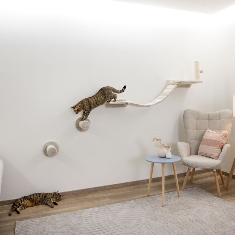 Kerbl Pet Kletterwand Matterhorn für Katzen, beige