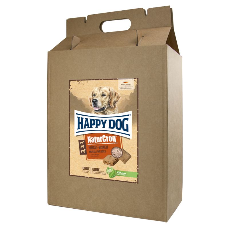 Happy Dog NaturCroq Müsli Corners med fjærkre