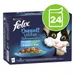 Felix Tendres Effilés Délicieux duos en gelée 24 x 85 g pour chat