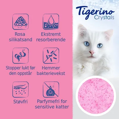 Tigerino Crystals Fun - Fargerik kattesand