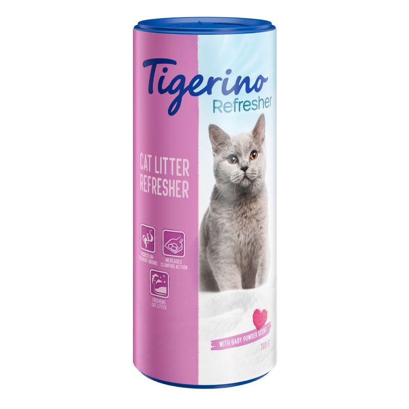 3 x 700 г Tigerino, устранитель запаха для кошачьего лотка по суперцене!