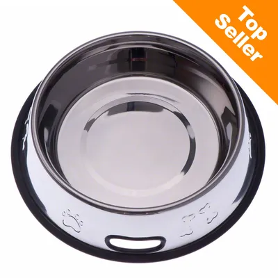 Miska z ušľachtilej ocele na krmivo