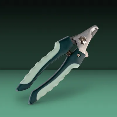 Nail clippers with ergonomic handles and stainless steel blades, suitable for precise cutting.