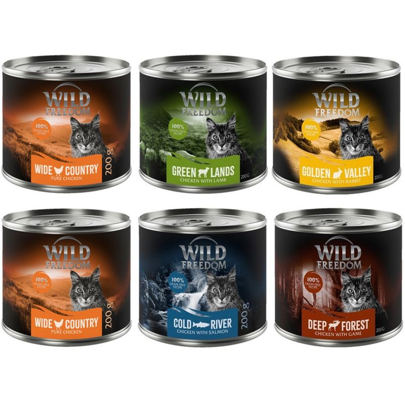 Wild Freedom Adult 6 x 200 g pour chat