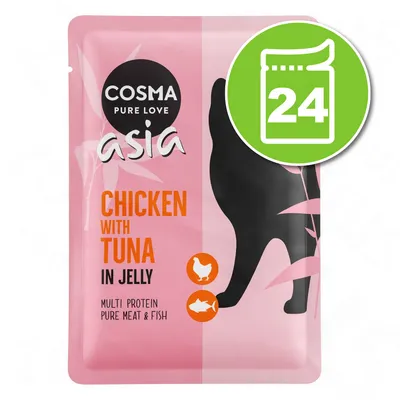 Lot Cosma Asia 24 x 100 g pour chat