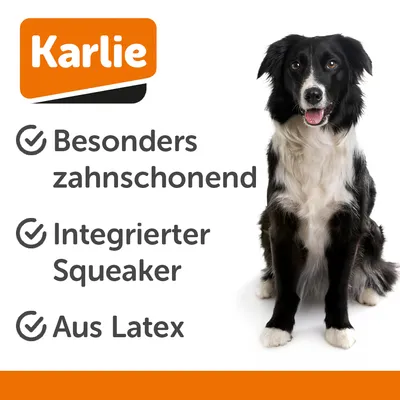 Jouet Karlie en latex Doggy Donut pour chien