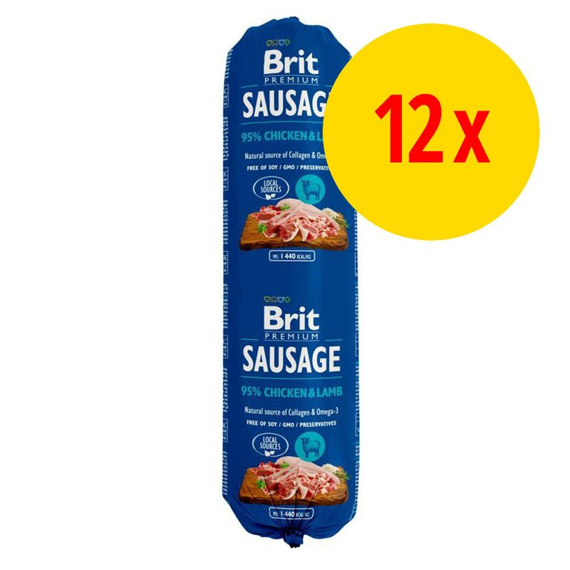 Brit Sausage, 12 x 800 g