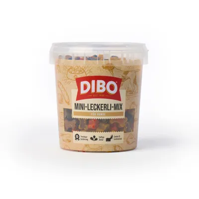 DIBO Mini-Treats Mix in Bucket - dog snacks