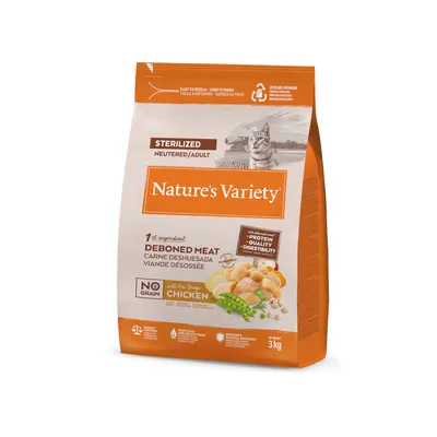 Nature's Variety Selected Sterilised с курицей свободного выгула Nature's Variety Selected Sterilised с курицей свободного выгула