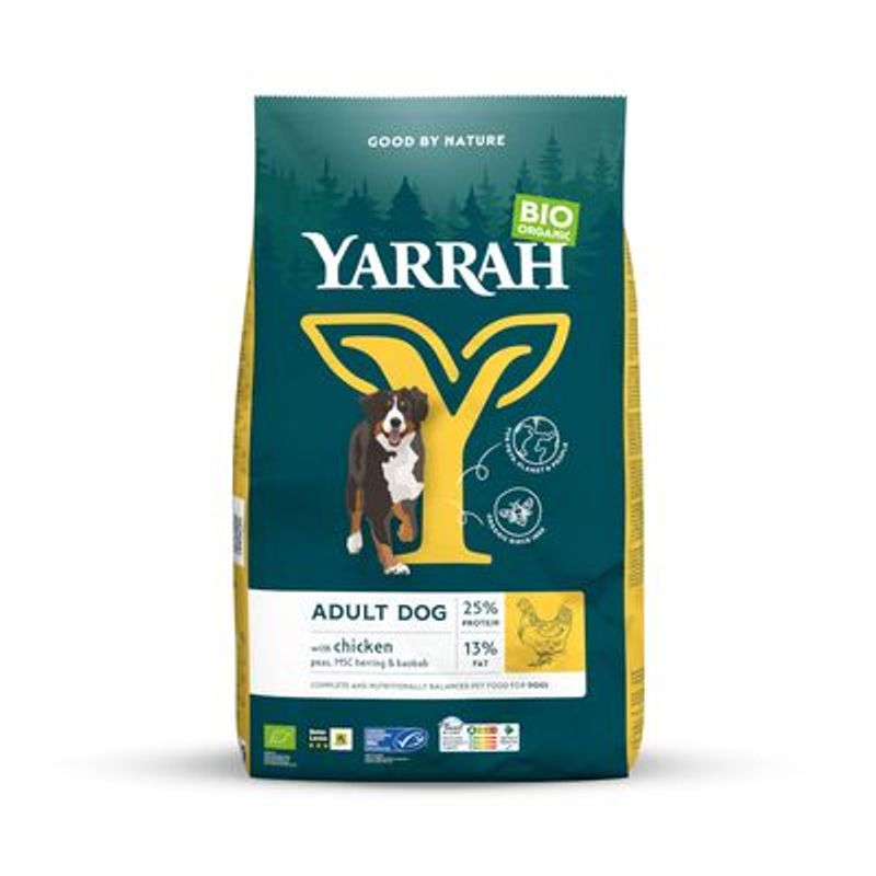 Yarrah Bio Adult met Biologische Kip Hondenvoer