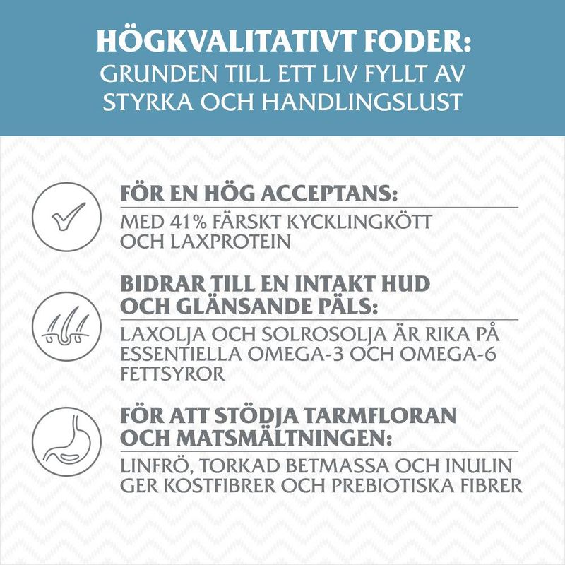 Wolf of Wilderness Junior "Blue River" med lax - spannmålsfritt
