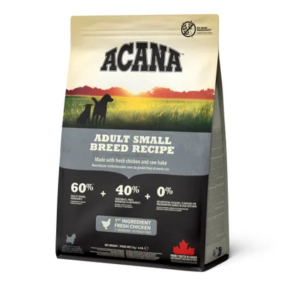 Acana Adult Small Breed z kurczakiem, indykiem i rybą - 2kg Acana Adult Small Breed z kurczakiem, indykiem i rybą - 2kg