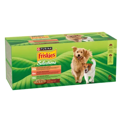 Friskies Adult in saus met rundvlees, kip en lamsvlees - 40 x 85 g Friskies Adult in saus met rundvlees, kip en lamsvlees - 40 x 85 g