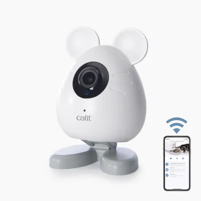 Catit PIXI Smart-muizencamera - Ø 7 x H 9,7 cm Catit PIXI Smart-muizencamera - Ø 7 x H 9,7 cm
