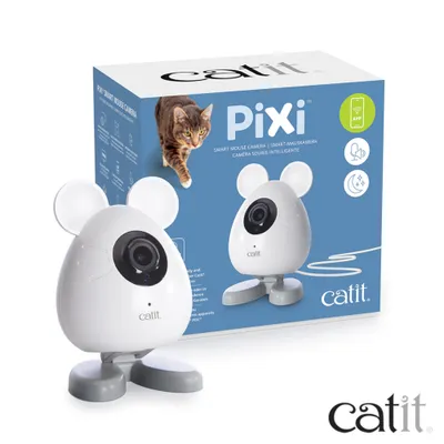 Catit PIXI Smart-muizencamera - Ø 7 x H 9,7 cm Catit PIXI Smart-muizencamera - Ø 7 x H 9,7 cm