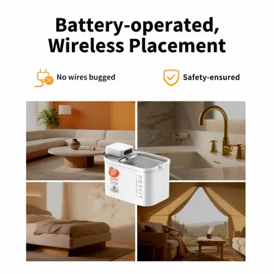 PETKIT Wasserbrunnen, batteriebetrieben und kabellos platzierbar. Keine störenden Kabel, Sicherheit gewährleistet. Geeignet für Wohnzimmer, Bad, Schlafzimmer und Zelt. PETKIT Wasserbrunnen, batteriebetrieben und kabellos platzierbar. Keine störenden Kabel, Sicherheit gewährleistet. Geeignet für Wohnzimmer, Bad, Schlafzimmer und Zelt.