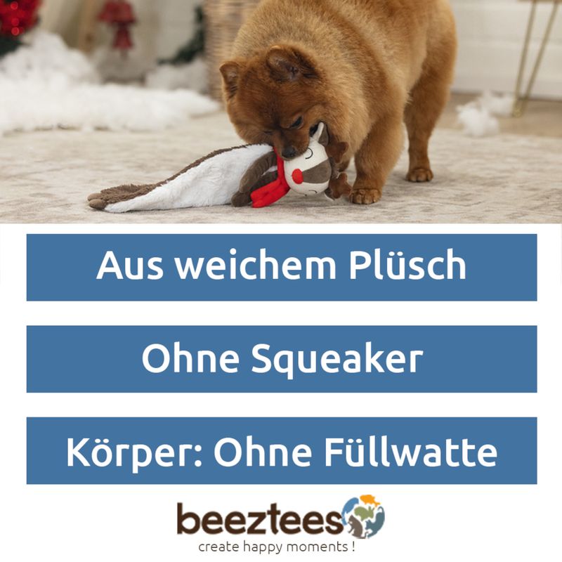 Beeztees Hundespielzeug Rentier Flatino