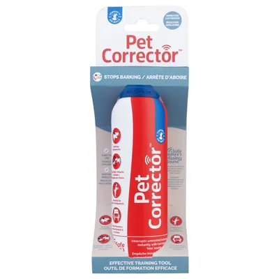 Pet Corrector Spray, przerywa niepożądane zachowanie bezpiecznym sykiem. Skuteczne narzędzie treningowe przeciw szczekaniu i innym zachowaniom.