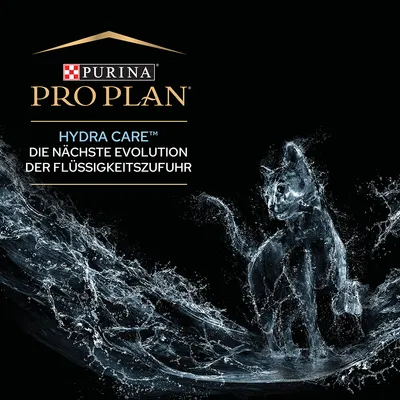 PURINA PRO PLAN HYDRA CARE. DIE NÄCHSTE EVOLUTION DER FLÜSSIGKEITSZUFUHR (текст на немецком языке)
