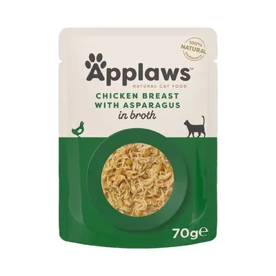 Applaws Cat Pouch em caldo 12 x 70 g comida húmida para gatos