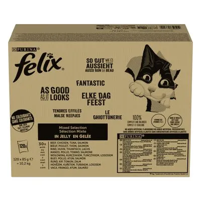Voordeelpakket Felix "Zo Goed Als Het Eruit Ziet" Gelei 120 x 85 g