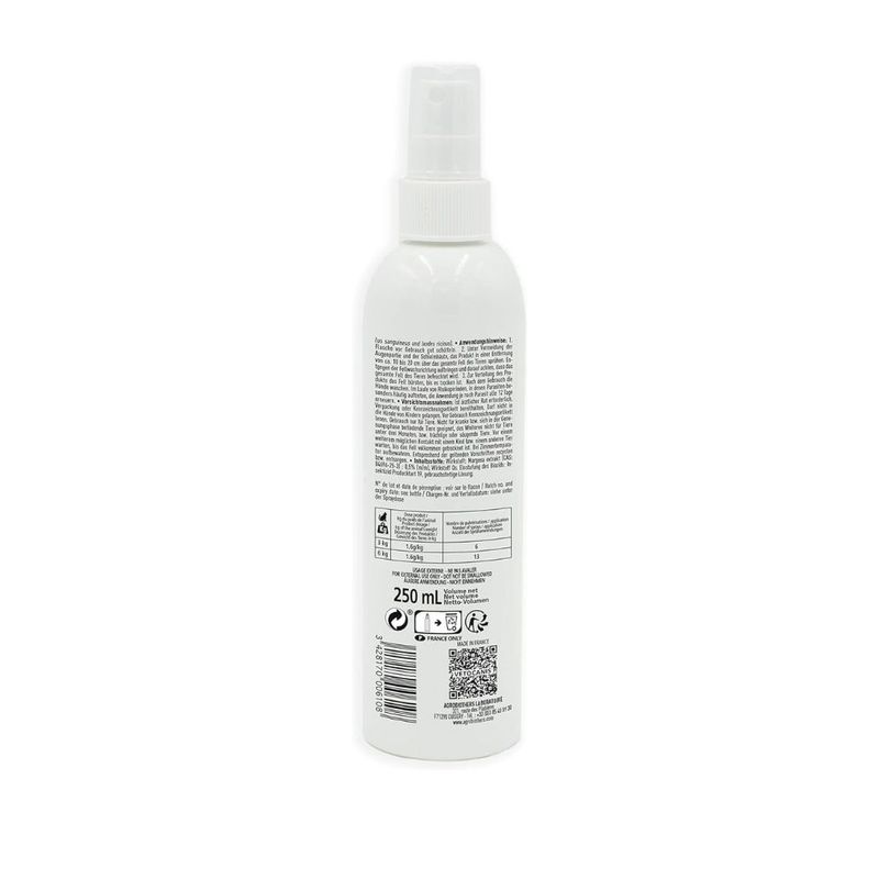 Spray répulsif contre les puces et les tiques Vetocanis pour chat