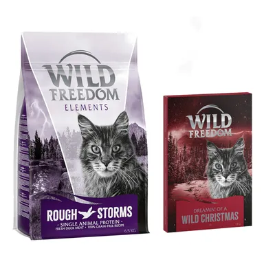 Wild Freedom Elements Rough Storms 6,5 kg, Single Animal Protein, Fresh Duck Meat, 100% Grain-Free Recipe. Wild Freedom Dreamin' of a Wild Christmas 18 g.