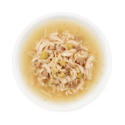 Cosma Soup 6 x 100 g - kuřecí filet s kuřecími játry a brokolicí Cosma Soup 6 x 100 g - kuřecí filet s kuřecími játry a brokolicí