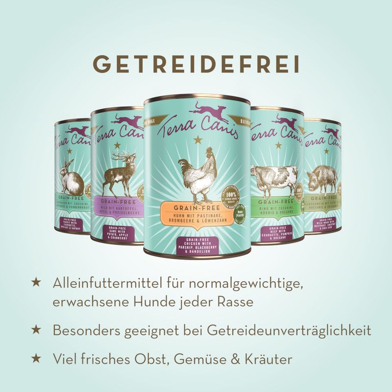 Terra Canis Getreidefrei 6 x 800 g