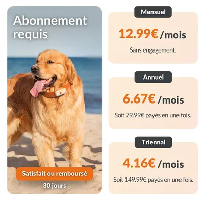 Weenect animal de compagnie GPS Tracker XS pour chien
