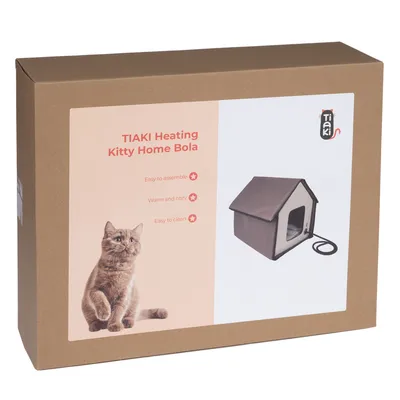 TIAKI Heating Kitty Home Bola. Easy to assemble, warm and cosy, easy to clean.