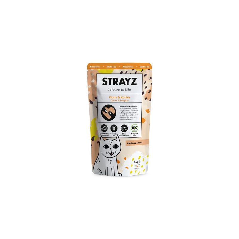 STRAYZ Bio Zakje 6 x 85 g