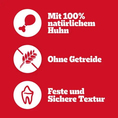 PEDIGREE® RANCHOS™ Reward Centres mit 100% natürlichem Huhn 80 g
