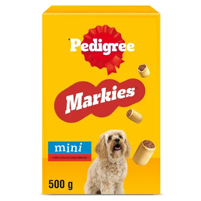 PEDIGREE® MARKIES™ Adult Mini Dog Treat Biscuits - 500g PEDIGREE® MARKIES™ Adult Mini Dog Treat Biscuits - 500g