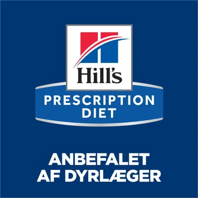 Hill's Prescription Diet. Anbefalet af dyrlæger. Hill's Prescription Diet. Anbefalet af dyrlæger.