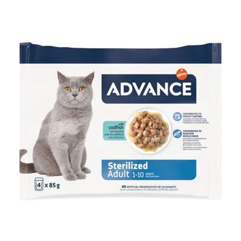 Advance Feline Sterilized Kabeljauw