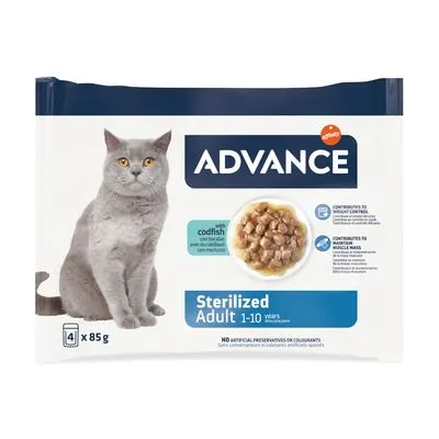 Advance Feline Sterilized Kabeljauw