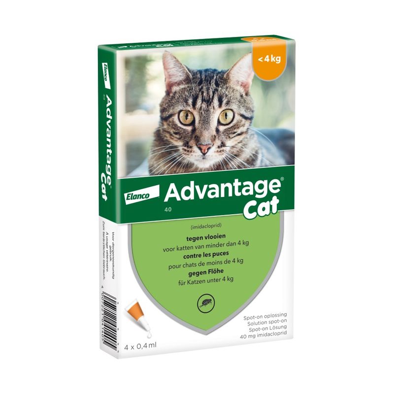 Advantage® 40 pour chat et lapin < 4 kg