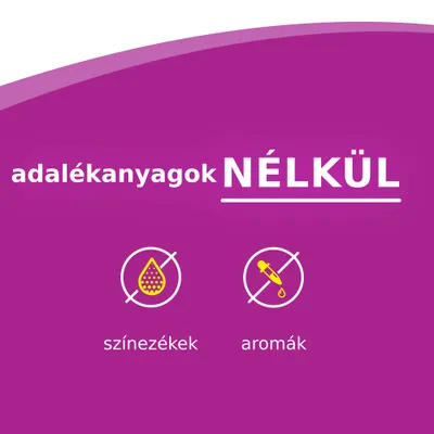 adalékanyagok NÉLKÜL, színezékek, aromák